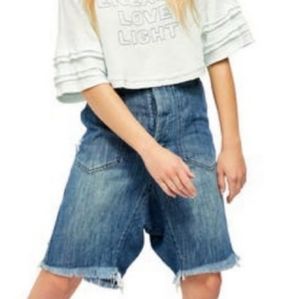 Free people bermuda shorts